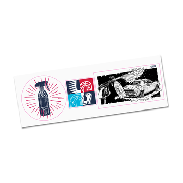Наклейка Gyeon Stickers set 3 8809973752020_1 фото