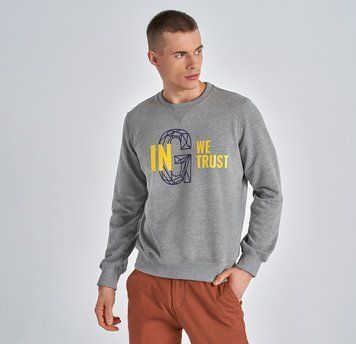 Кофта Gyeon CREW NECK grey M 8809432676874 фото